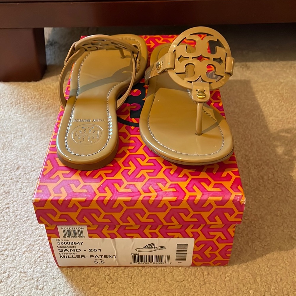 Tory Burch Miller Sandal Sand